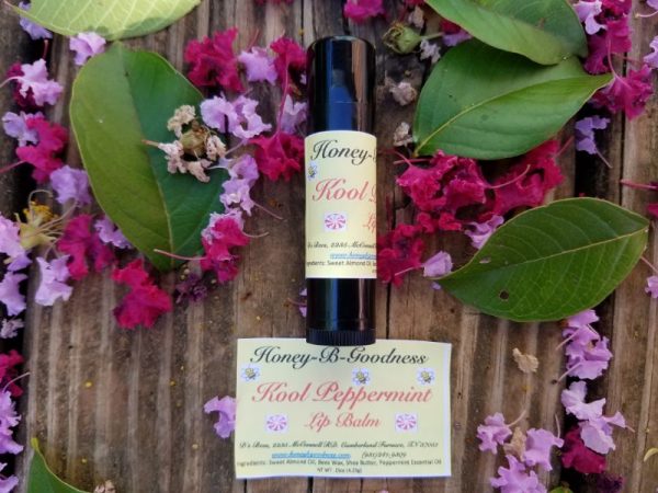 Kool Peppermint Lip Balm | Honey-B-Goodness | Handcrafted salves, soaps, skin care