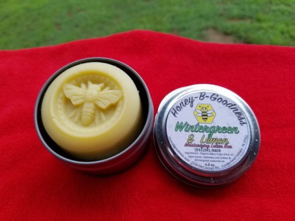Wintergreen and Lemon Lotion Bar | Honey-B-Goodness | Handcrafted salves, soaps, skin care