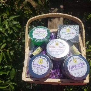 Medium Custom Basket | Honey-B-Goodness | Handcrafted salves, soaps, skin care