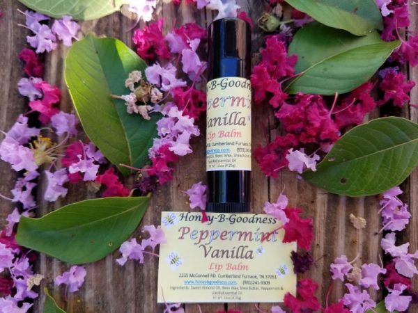Peppermint Vanilla Lip Balm | Honey-B-Goodness | Handcrafted salves, soaps, skin care