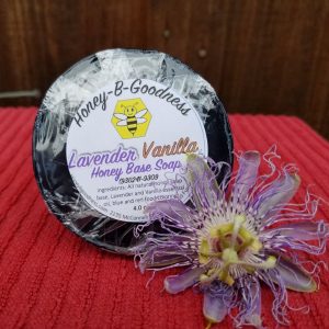 Lavender Vanilla Honey Base Soap | Honey-B-Goodness | Handcrafted salves, soaps, skin care