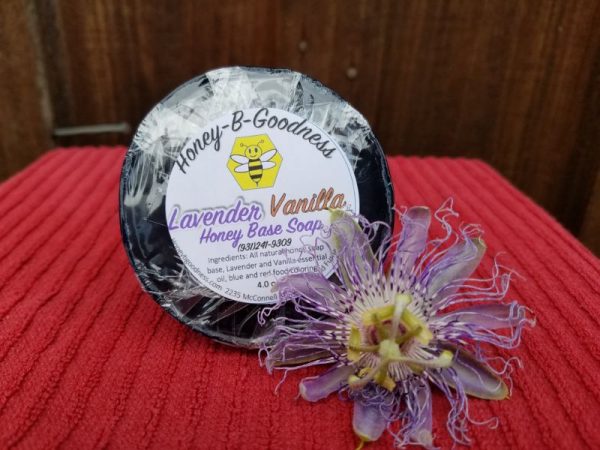Lavender Vanilla Honey Base Soap | Honey-B-Goodness | Handcrafted salves, soaps, skin care
