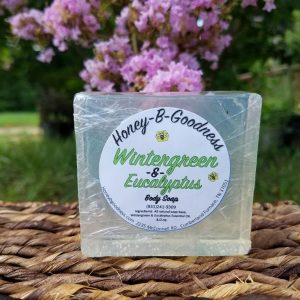 Wintergreen and Eucalyptus Body Soap | Honey-B-Goodness | Handcrafted salves, soaps, skin care