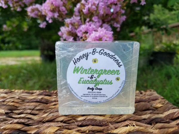 Wintergreen and Eucalyptus Body Soap | Honey-B-Goodness | Handcrafted salves, soaps, skin care
